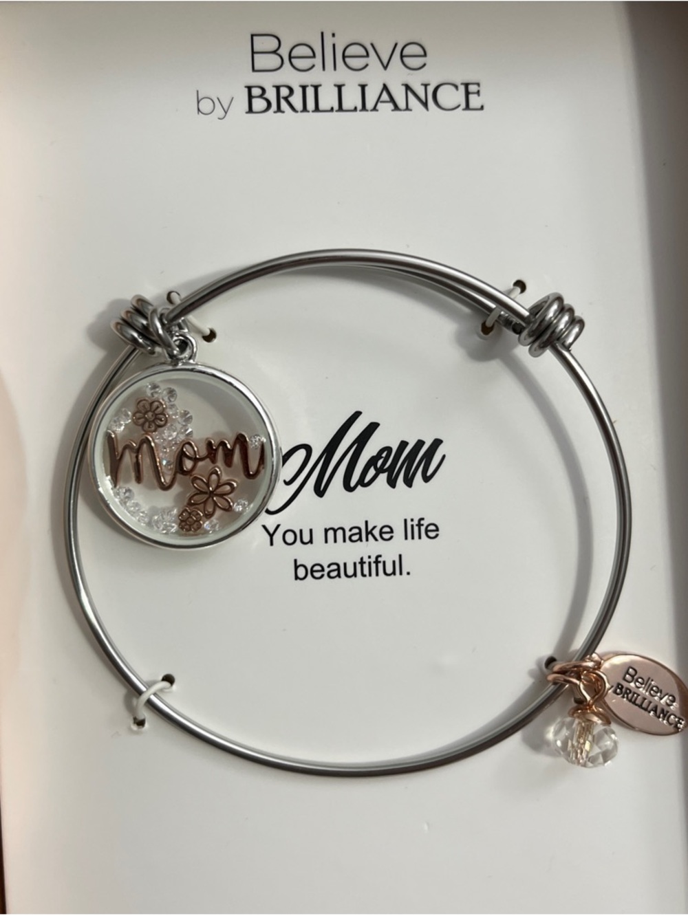Mothers Day Mom Bracelet Bangle Jewelry Present Gift nwt 9‎